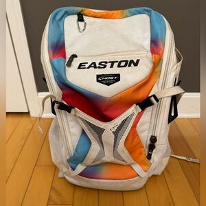 Easton Ghost Backpack with Blue and Orange Accents